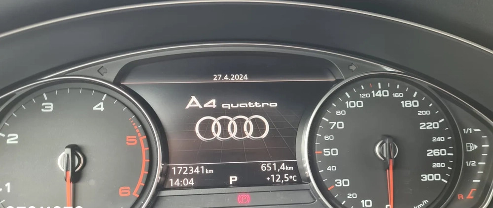 Audi A4 cena 85500 przebieg: 172000, rok produkcji 2016 z Busko-Zdrój małe 704